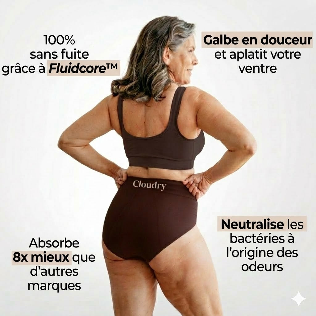 Sous-vêtements anti-fuites avec protection jour et nuit