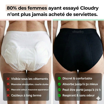 Sous-vêtements anti-fuites avec protection jour et nuit